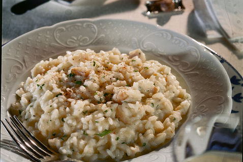 Risotto with tench